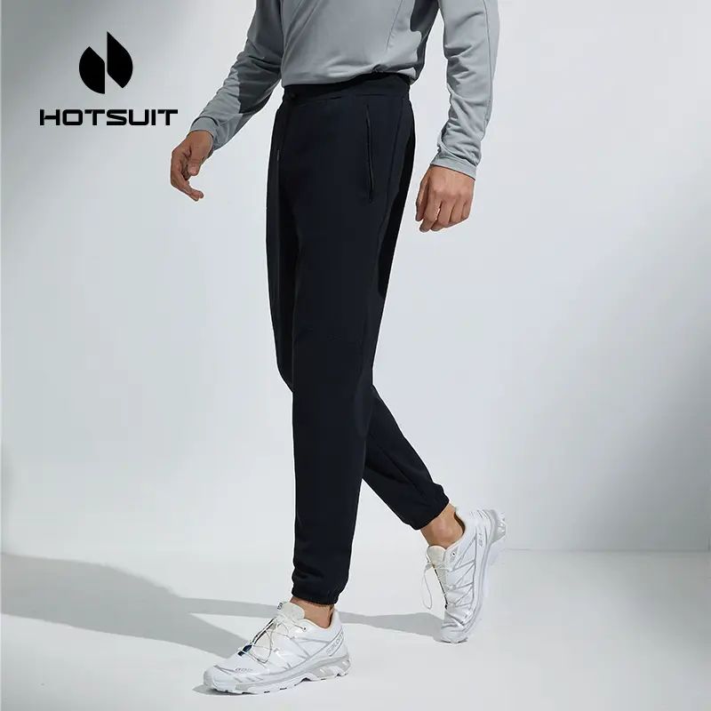 hotsuit後秀男士2025秋季休閒衛褲訓練褲跑步直筒長褲薄款運動褲6936673935315
