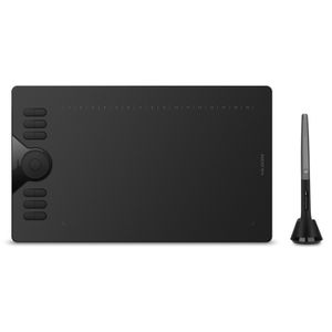 HUION HS610 5080LPI 觸控環藝術繪圖板 帶免電池筆&筆座