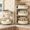 Kitchen Spice Rack【[360° Rotating | 2-layers Gray】Rotatable Spice Holder - HD4512-GR