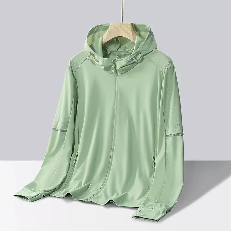 冰丝防晒衣男春夏季2023年新款防紫外线外套时尚皮肤衣男士防晒服