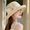 Women's Straw Hat Summer Seaside Vacation Sun Shade Beach Hat Curly Bucket Hat New Dome Top Hat