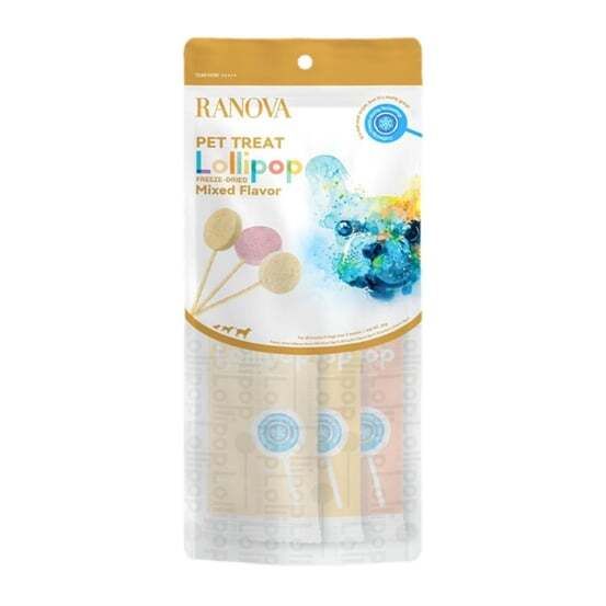 Ranova 凍乾棒棒糖 狗小食 (3支裝) 混合口味