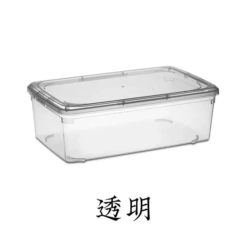 透明多功能簡易鞋盒加厚塑膠翻蓋組裝防塵收納換季鞋盒抽屜式收納