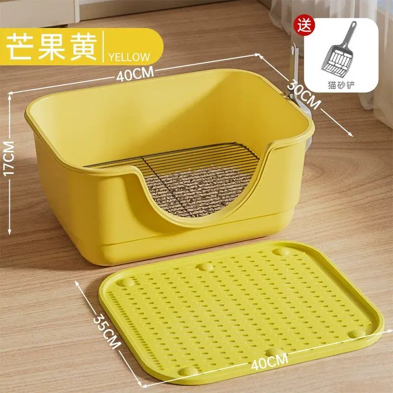 狗厕所浴缸式防外贱易清洗铁网狗便盆小中大型犬超大号狗尿盆