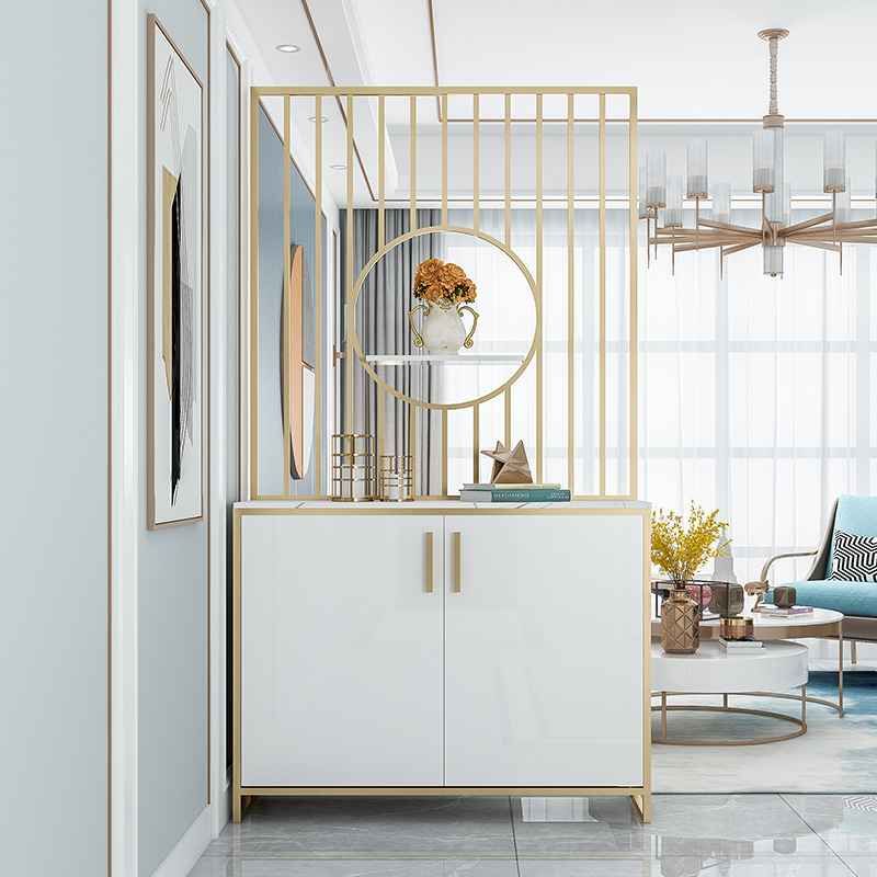 轻奢玄关柜进门鞋柜一体