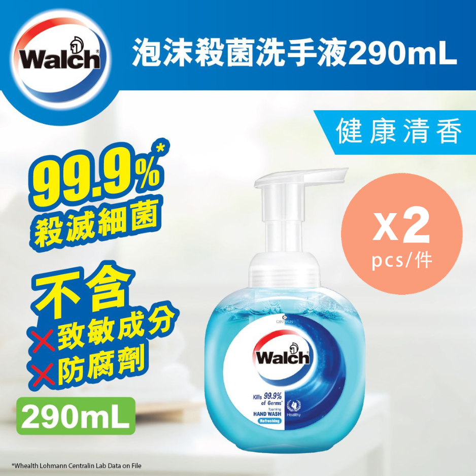 泡沫殺菌洗手液健康清香 x2