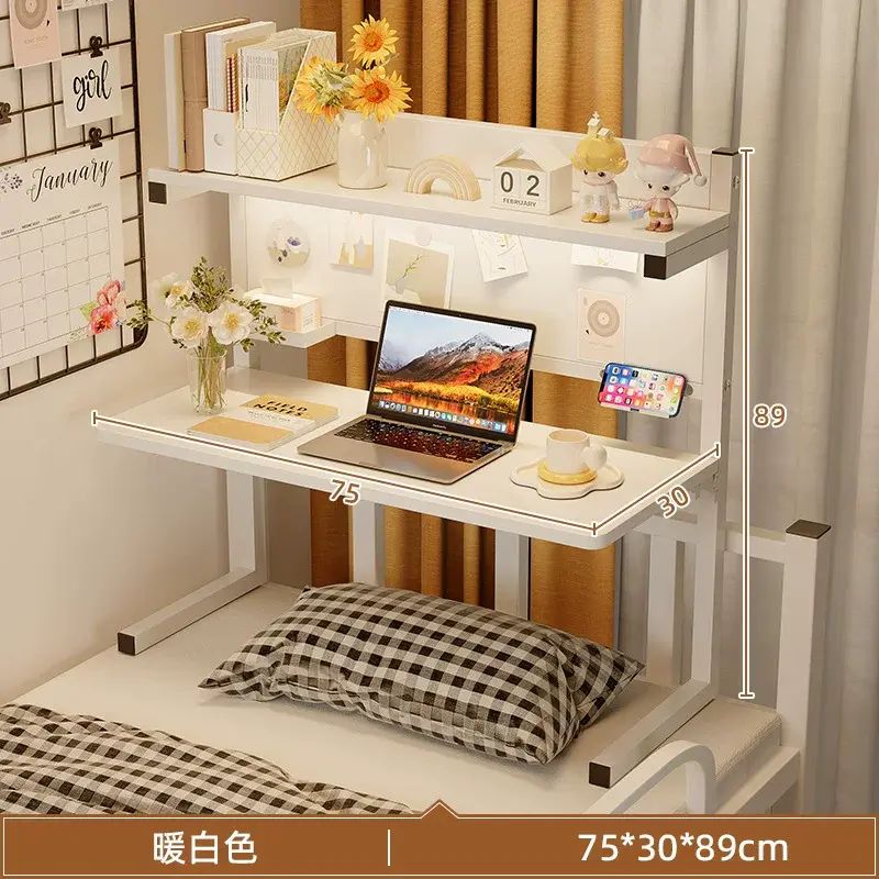 床上住校电脑桌简易小桌子学生寝室宿舍悬空可折叠书桌上下床