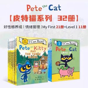 [Children's English Enlightenment] Peter Cat English Original 32 Book Set, New Edition, Authentic Bo