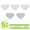 ULTRA-LIGHT ANTIBACTERIAL COTTON V-SHAPED CROSS-OVER MID-LOW RISE BRIEFS (5-Pack)