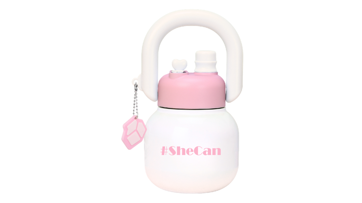 [贈品] #SheCan手提保溫啞鈴水壺
