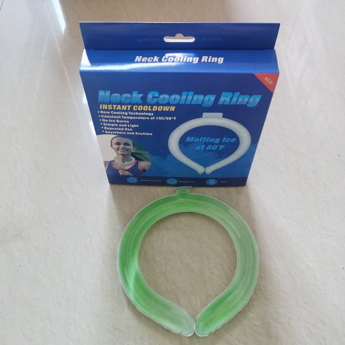 好货源夏季冰围脖冰枕颈部冰垫挂脖冰圈冰凉贴冰凉降温冰项圈