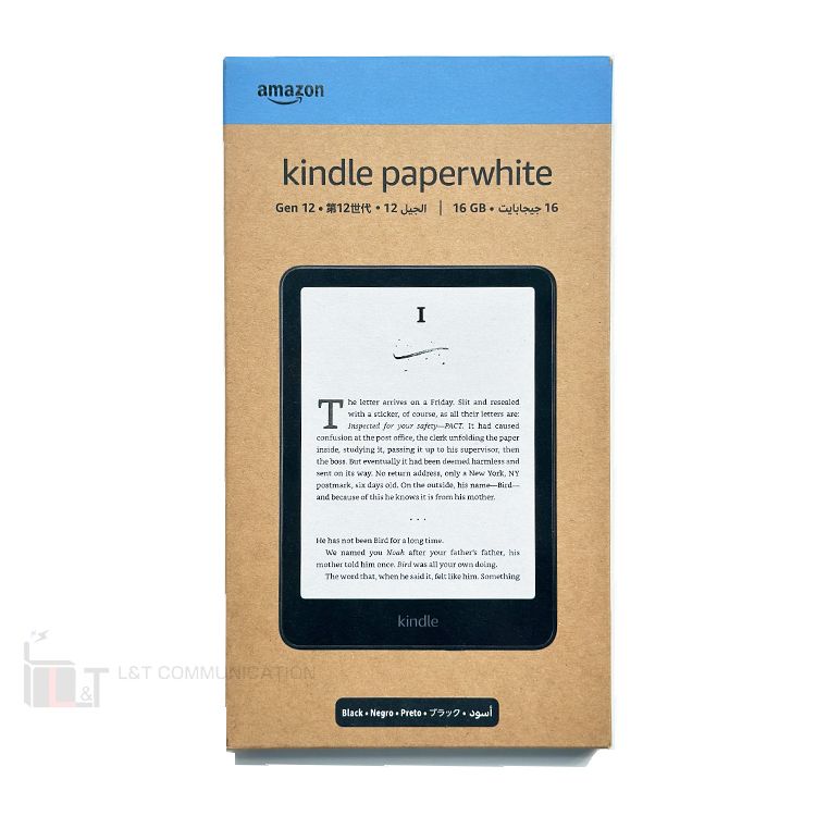 【2024-12th gen.】【Black】(16GB W/O Ads) Kindle Paperwhite E-Reader ▼C2(42847)(Parallel import)