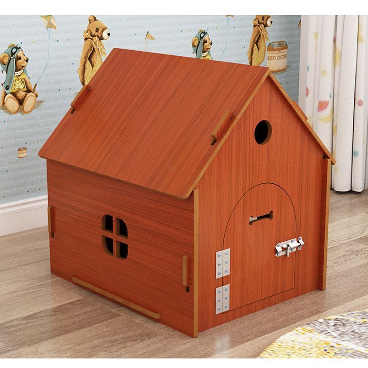 宠物四季通用房子有门款丨狗屋猫窝丨室外防水狗笼猫笼丨大小型犬通用加厚款可拆洗【平行进口】