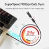 C14086BK (1M) USB-C (M) to C (F) extension (support 4K 60Hz 10Gbps USB PD 100W 4894160047625