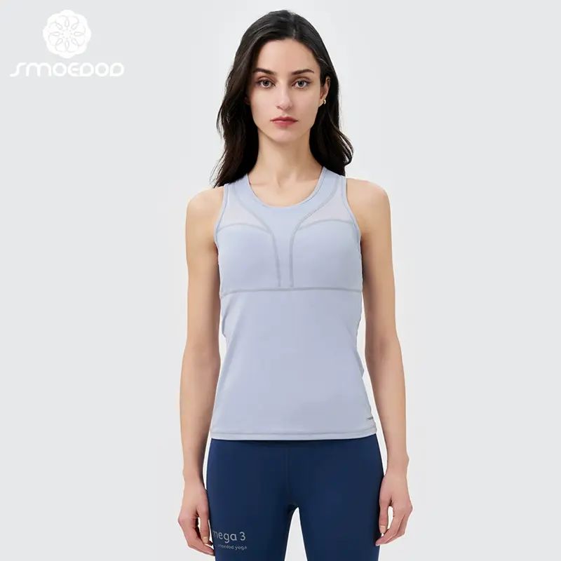 水沐伊朵瑜伽服女瑜伽背心外穿2021春夏交叉背带休闲美背5596