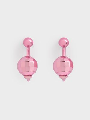 Charles & Keith - 鏡面球耳環