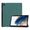 For Samsung Galaxy Tab A8 10.5 2021 ENKAY Custer Texture Leather Smart Tablet Case (Dark Green)