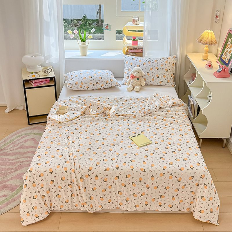 Gentle air conditioning blanket | Cloud like double-layer gauze summer blanket