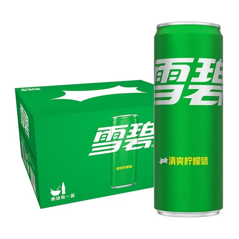 24罐*330ml雪碧碳酸飲料經典汽水整箱飲料平行進口