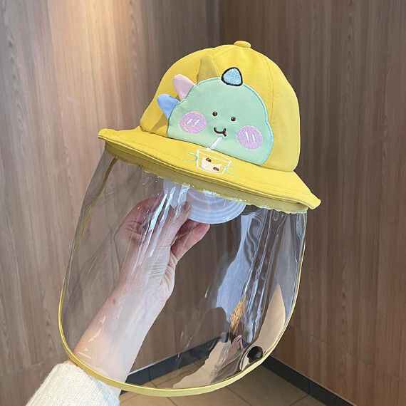 兒童漁夫帽連面罩防護帽頭圍38-48cm【下單後聯絡客服確認尺碼及顏色】