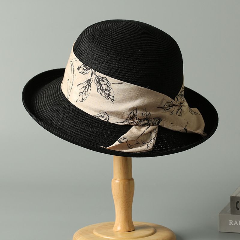 French Dome Summer Premium Tour Seaside Sun Hat Breathable Straw Hat Sun Hat