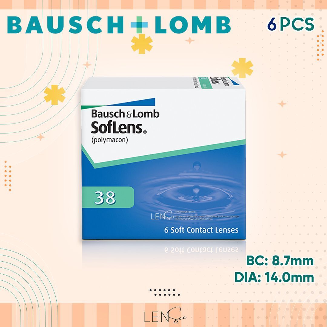 SofLens 38 月拋隱形眼鏡(度數 -2.50) [新舊包裝隨機發貨]