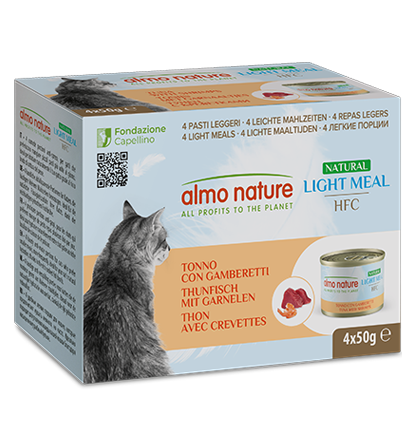 貓罐頭套裝-吞拿魚拼鮮蝦 50克 x4罐 (Code 551)[新舊包裝隨機發貨]