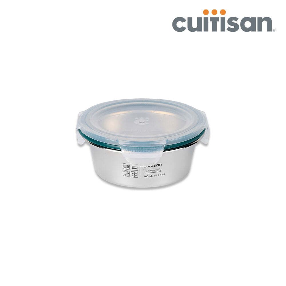 300ml Microwave-safe Lunch Box Round No.3 (Made in Korea)