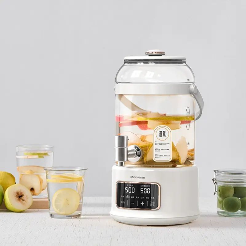 水龍頭養生壺家用4L大容量恆溫多功能果酒燉煮水花茶桶聚會