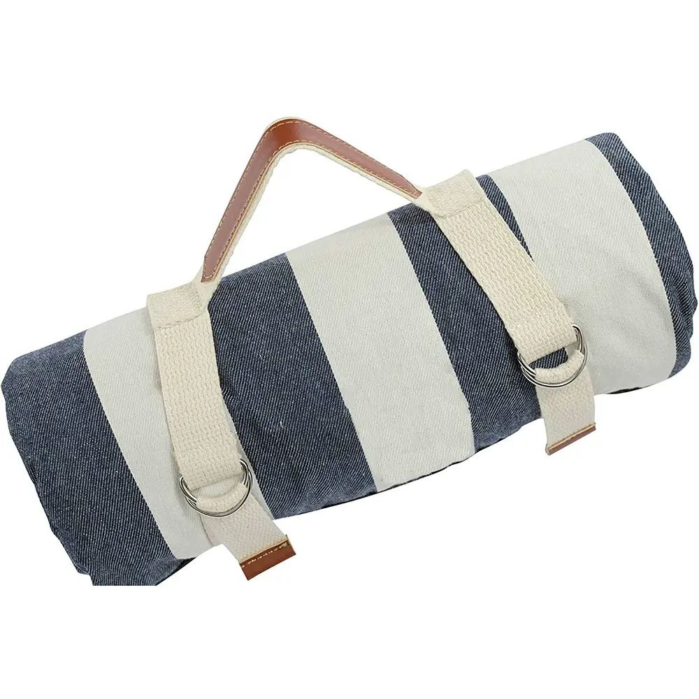 户外野炊垫折叠帆布拎手野餐垫户外INS风防潮野炊沙滩野营垫平行进口