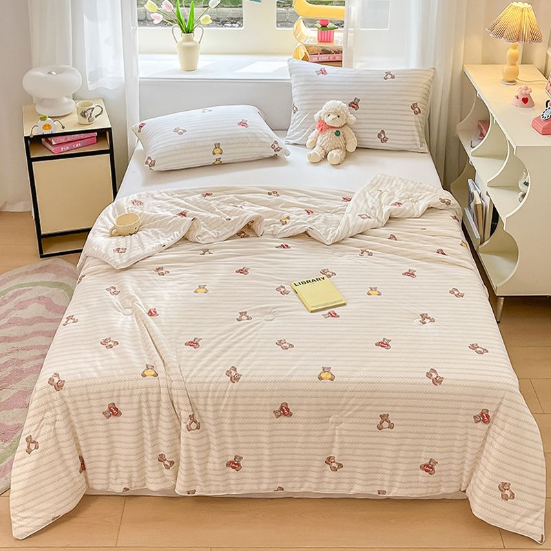 Gentle air conditioning blanket | Cloud like double-layer gauze summer blanket