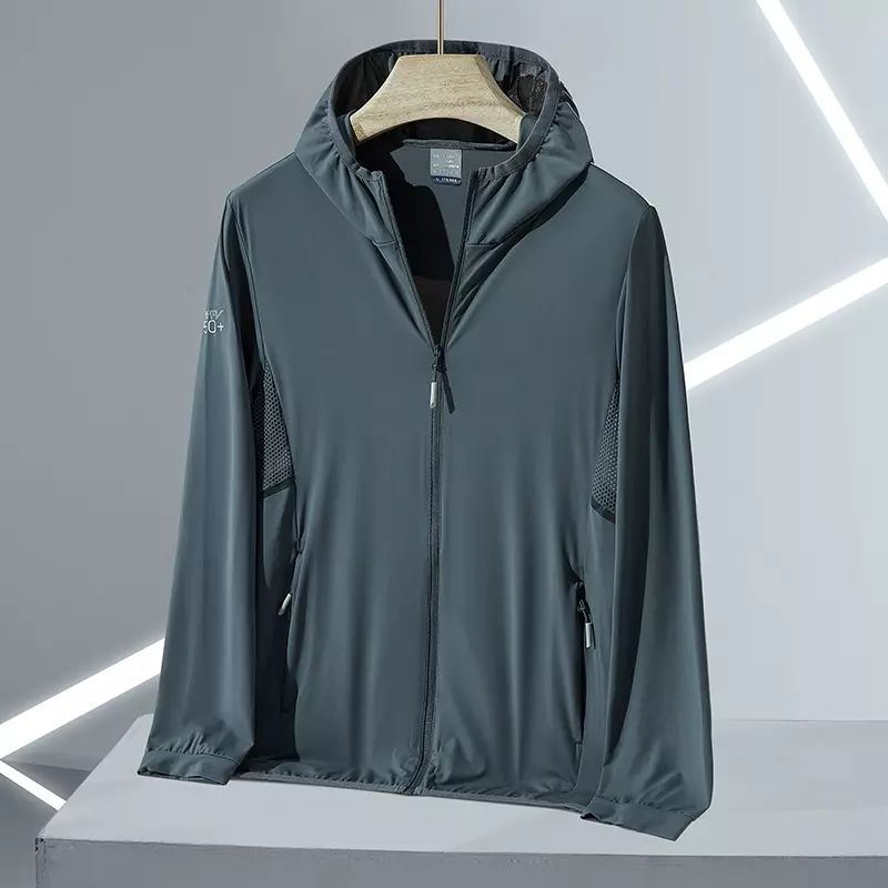 情侣款夏季锦纶冰丝防晒衣服男女款户外运动休闲旅行速干防晒外套