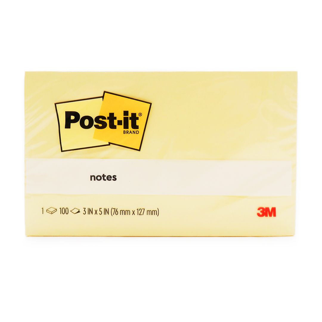 655 Notes 3"x5" Yellow