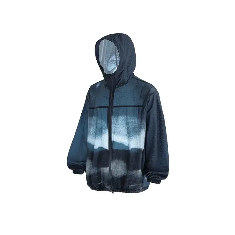 夏季情侣高街防晒服皮肤衣外套潮流户外男生扎染薄款冰丝凉感宽松