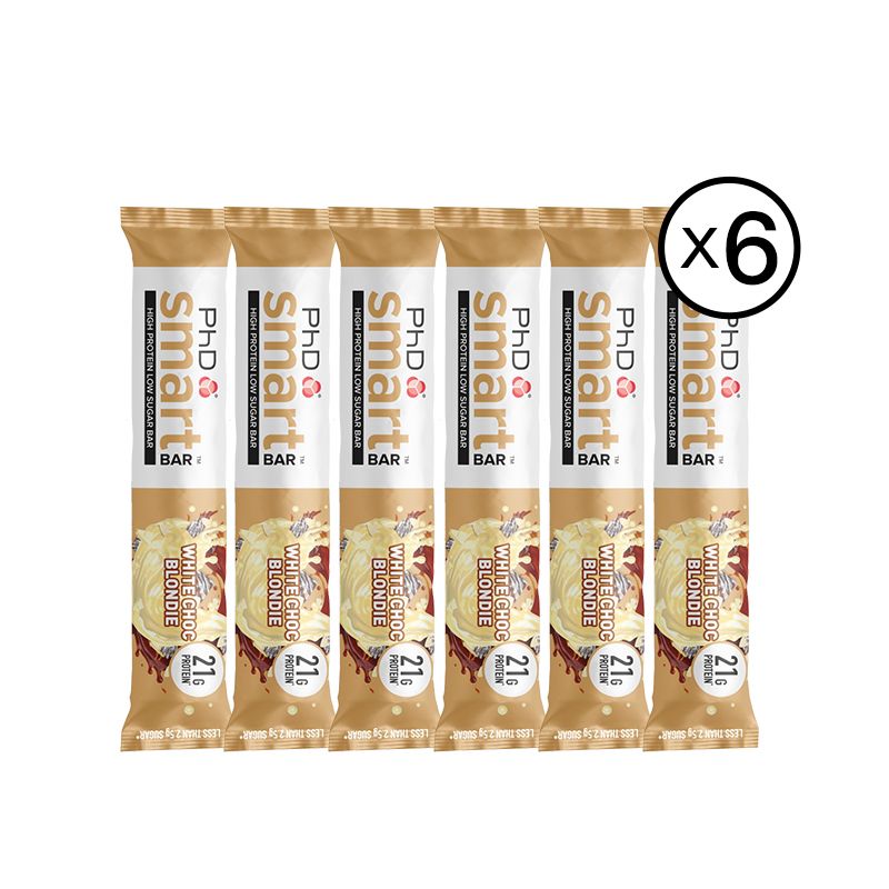 Smart bar white chocolate blondie  64g x 6