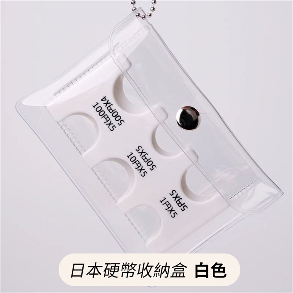 屯團百貨| 日本硬幣銀包散錢包零錢包硬幣收納夾旅行散銀包日幣Yen專用收納包白色[平行進口] | HKTVmall 香港最大網購平台