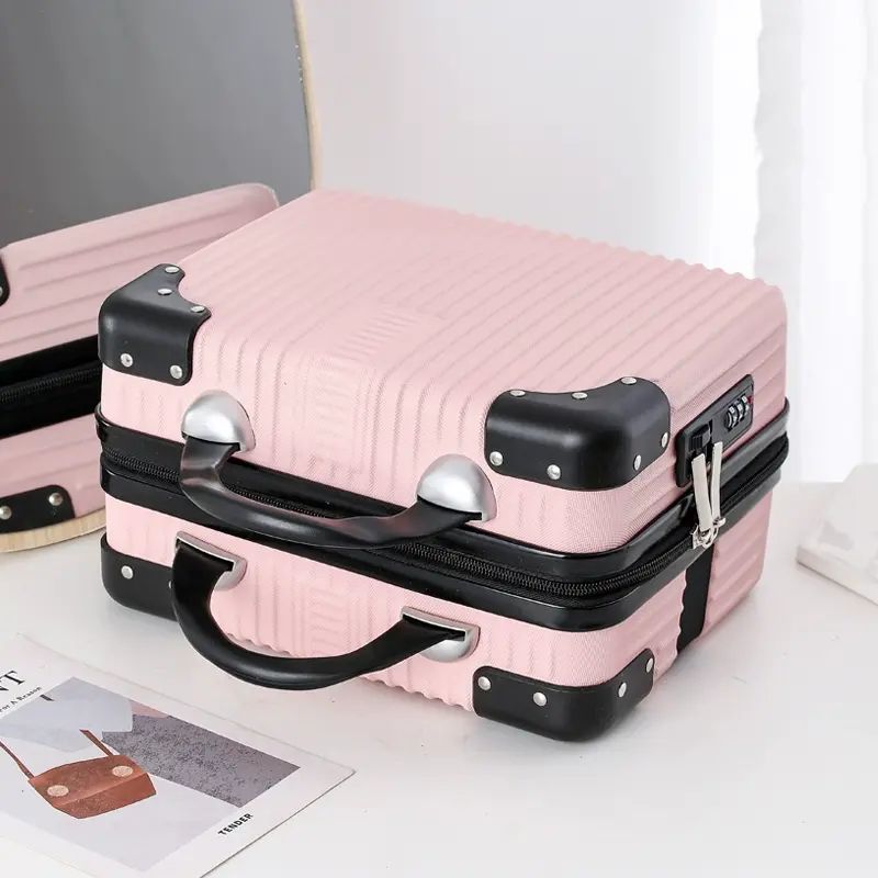 14寸手提行李箱轻便女16寸化妆包带密码旅行箱小型轻便收纳皮箱
