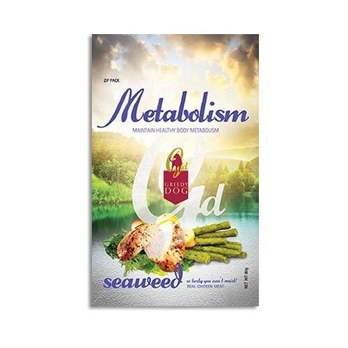 Real Chicken Meat Seaweed Dog Healthy Teeth Snacks (80G)