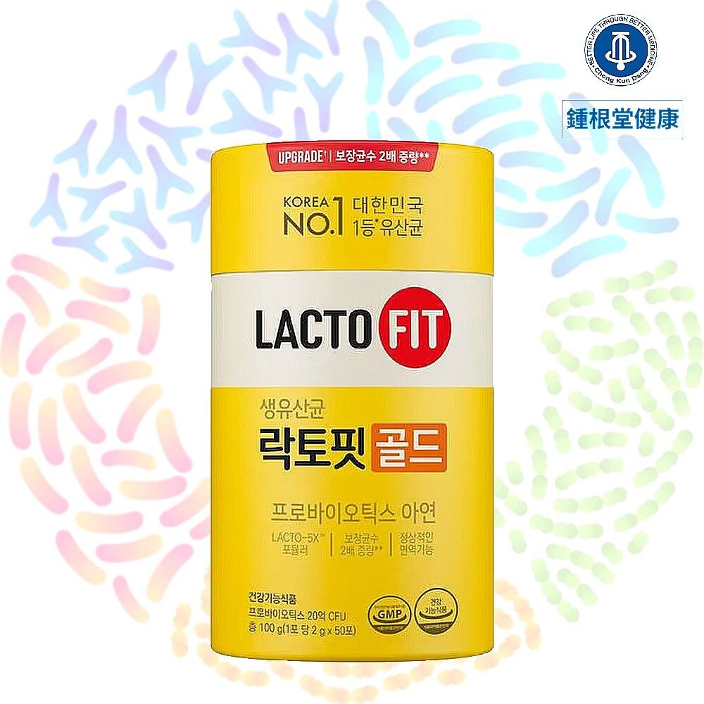 LACTO-Fit 益生菌黃金版 LACTO-5X 配方 40 億活性益生菌 [平行進口]