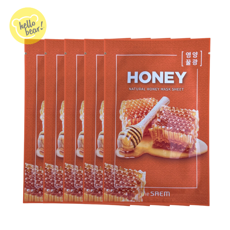 Natural Honey Mask Sheet 5pcs(Parallel Import)