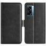 For OPPO A57 5G Dual-side Magnetic Buckle Flip Leather Phone Case For OPPO A57 5G (Black)