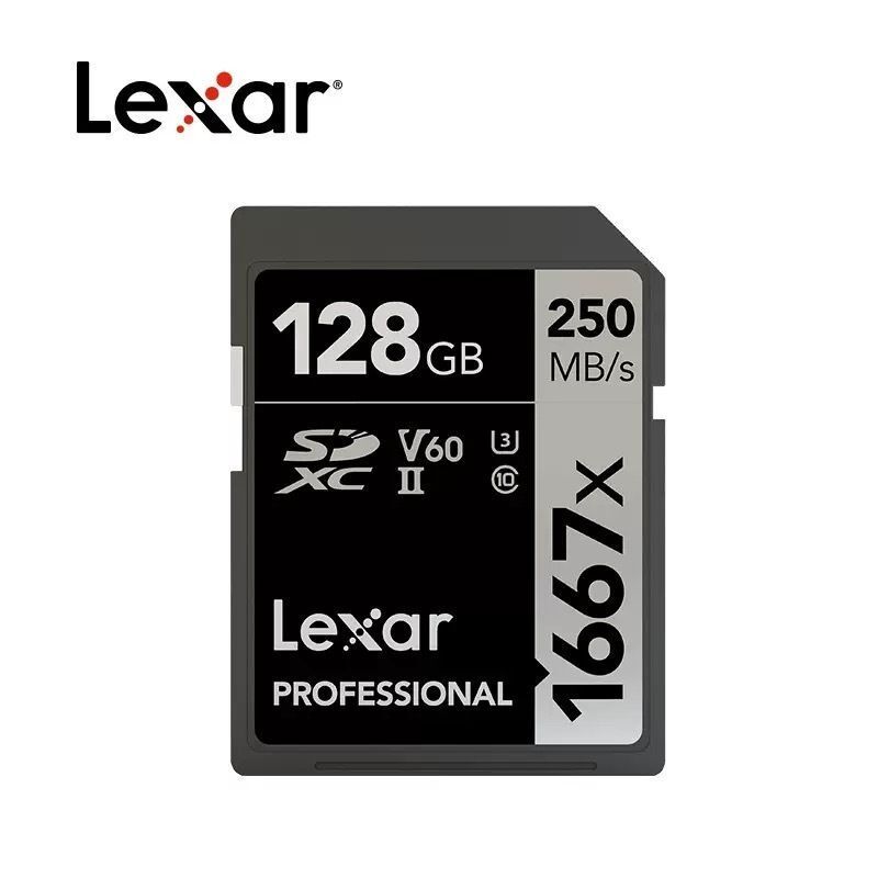 Lexar雷克沙1667X V60 250MB/s 128G 可拍4K視頻