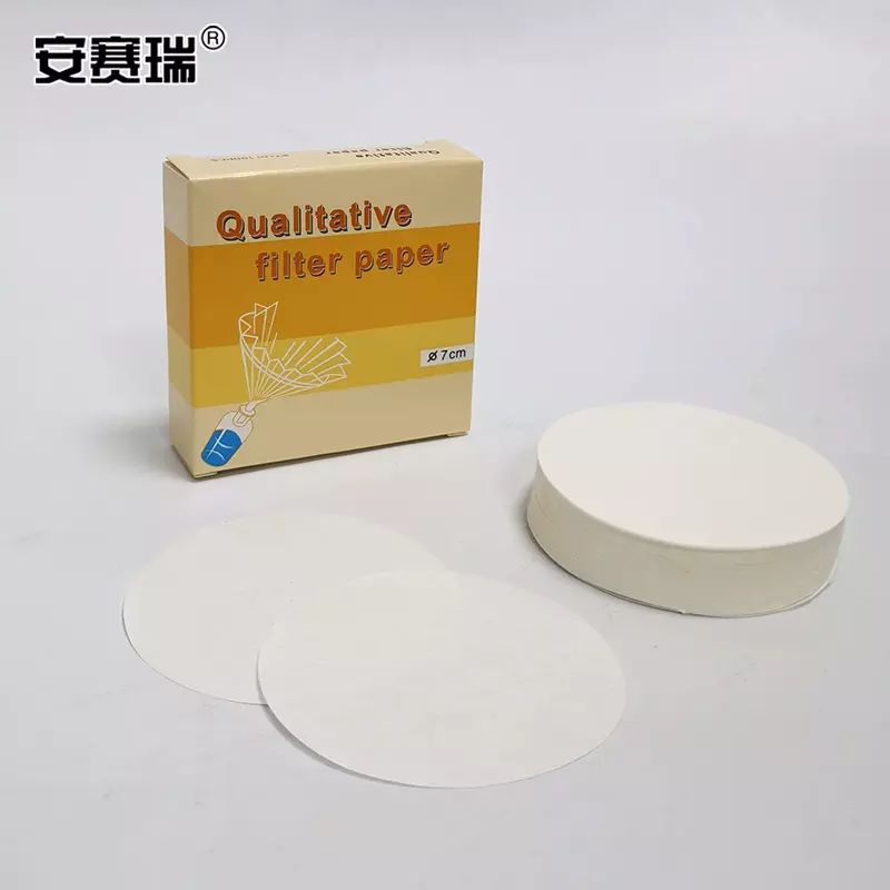 安赛瑞 定性滤纸 化学实验室过滤纸 中速机油检测试纸卡纸