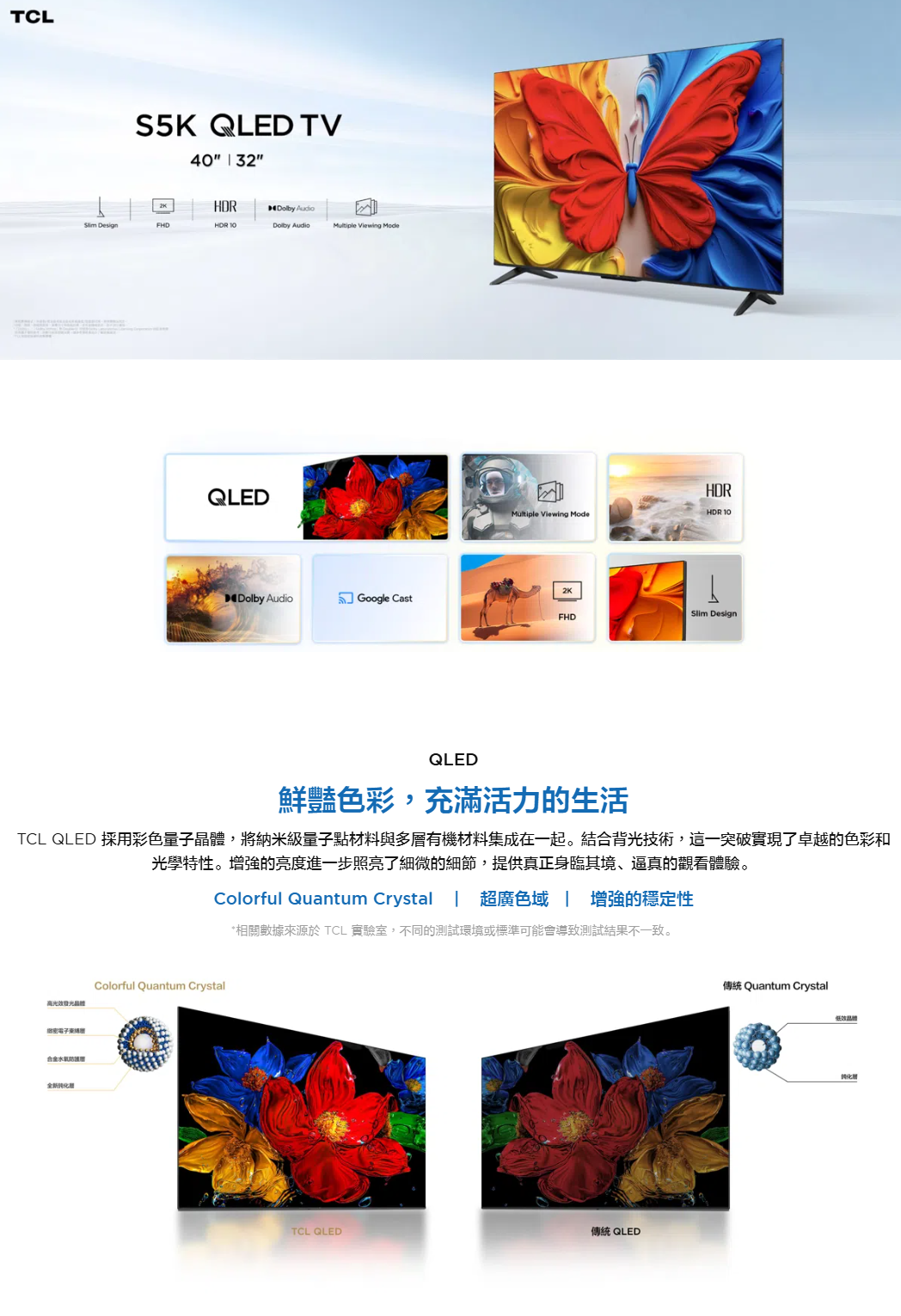 ☆未使用級☆TCL 32S59K FHD QLED 32型テレビ Google TCL 32 Inch