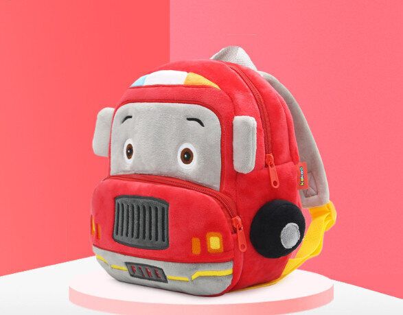兒童雙肩背包【中號-消防車】