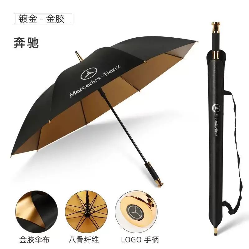 Student long-handled high-end golf umbrella thickened and durable car-mounted car wind-resistant bu