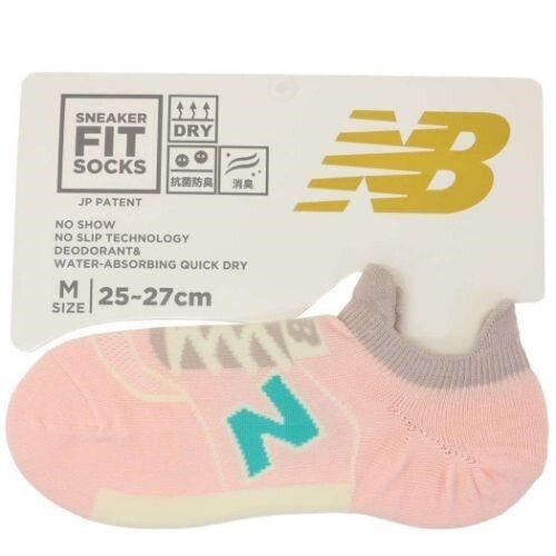 (粉紅) 日本New Balance 球鞋形舒適防滑船襪 25-27cm