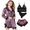 Women's Pajama Set 4 Pieces, Women's Satin Pajamas, Silk Pajamas with Robe