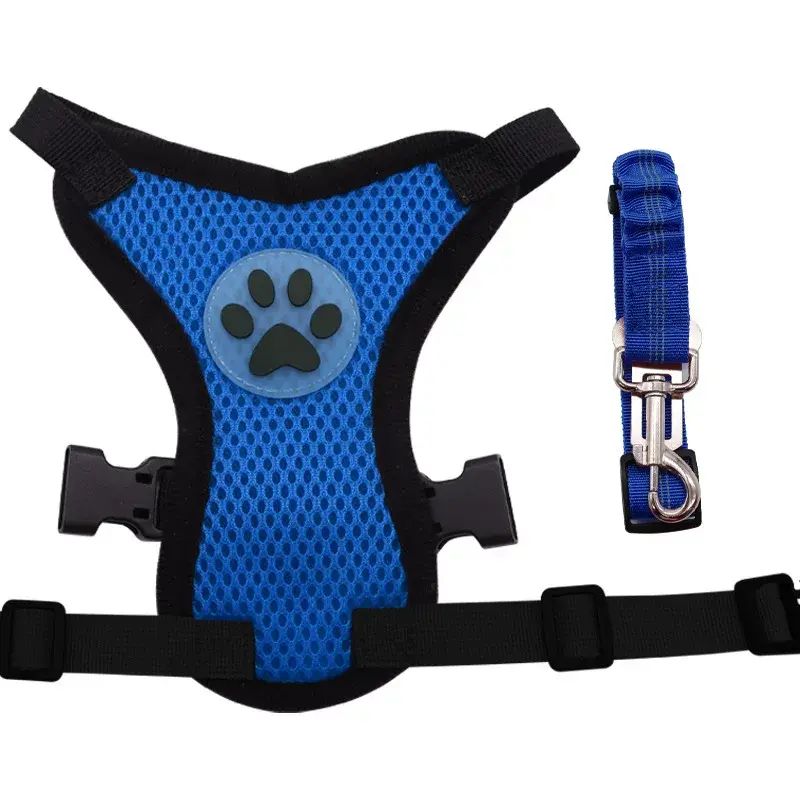 宠物胸背带背心式狗狗胸背牵引绳小型犬狗背带遛狗绳防爆冲胸背带