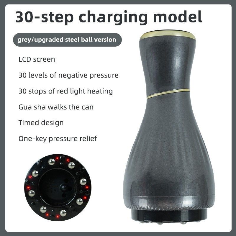 热敷吸痧通络 电动拔罐按摩 全身经络疏通 刮痧理疗神器 热敷美容焕肤 吸痧按摩养生 电动通络美颜 多功能养生仪